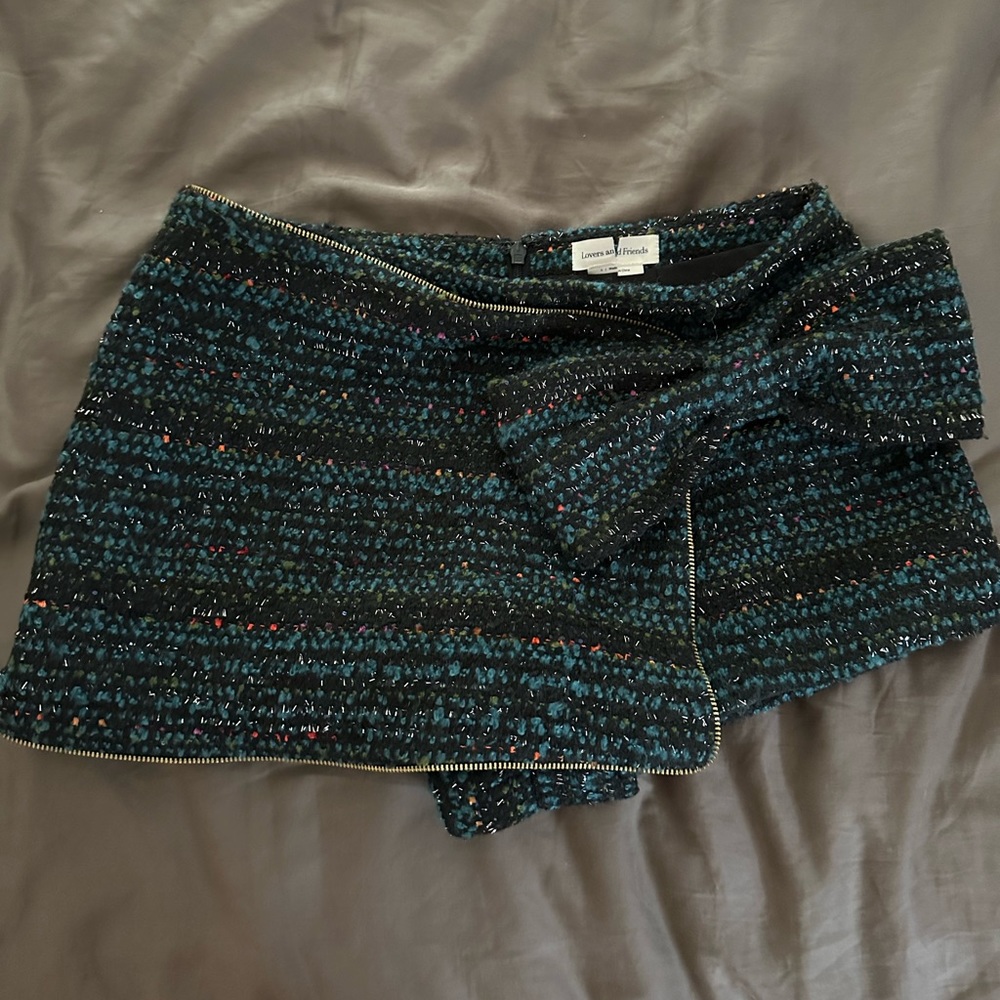Lovers and Friends Tweed Skort